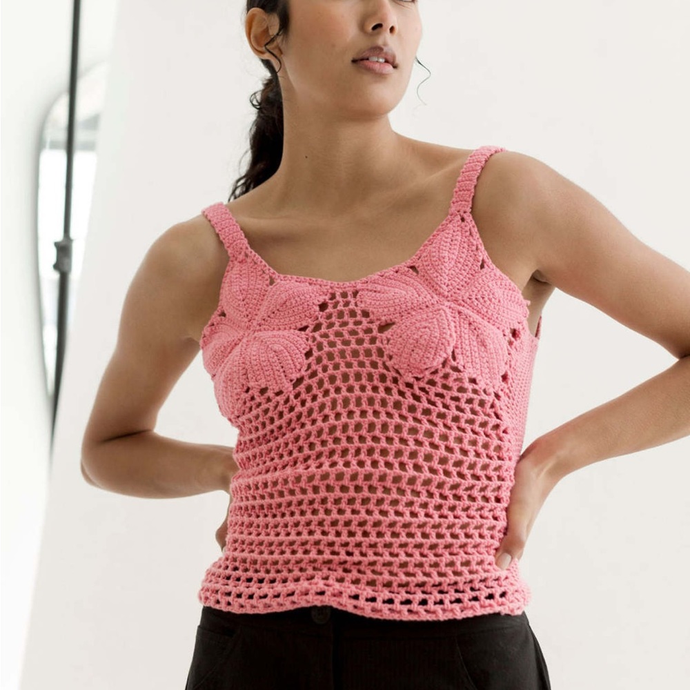 Tach Clothing Martina Crochet Top